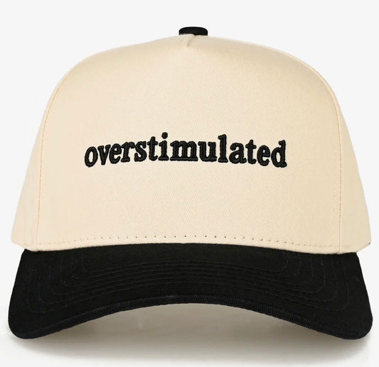 Overstimulated Embroidered Trucker