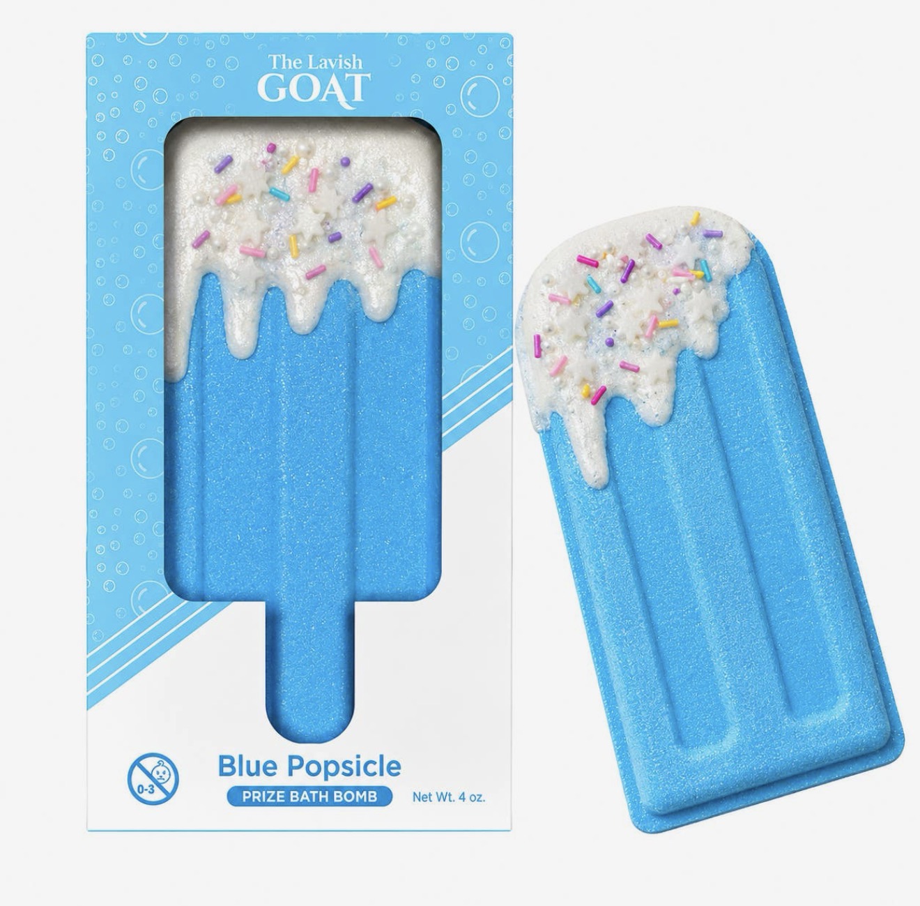 Blue Popsicle Bath Bomb + Prize Inside