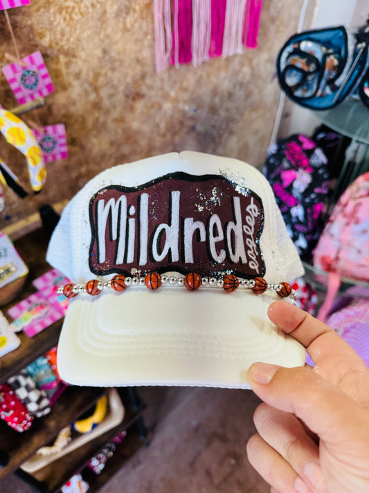 Mildred Eagles Painted Trucker