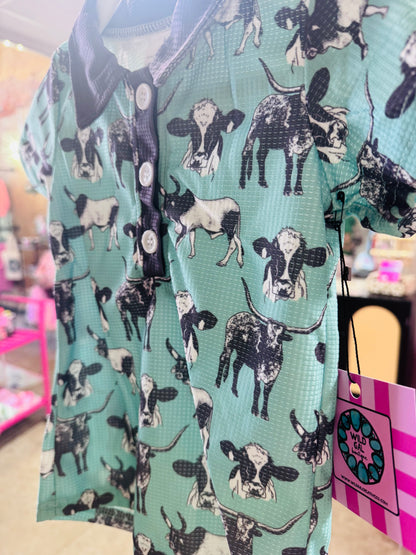 Boys Cattle Guard Button Down