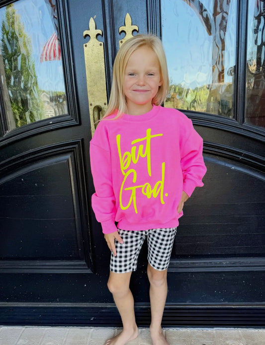 But God Puff Sweatshirt