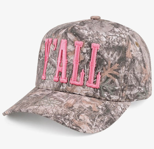 Camo Y’all Embroidered Trucker