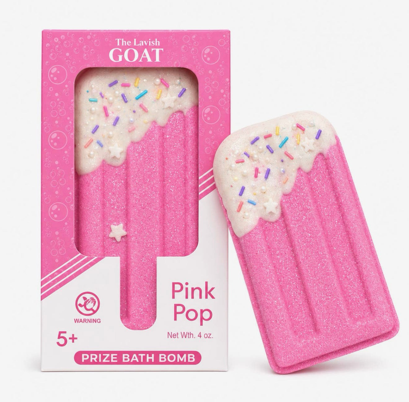 Pink Popsicle Bath Bomb + Prize Inside