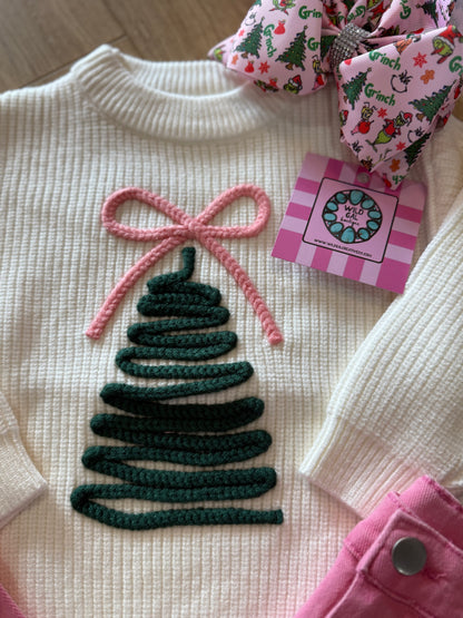 Knit Christmas Tree Sweater