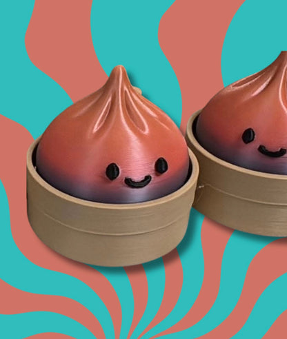 Dumpling Clicker Keychain