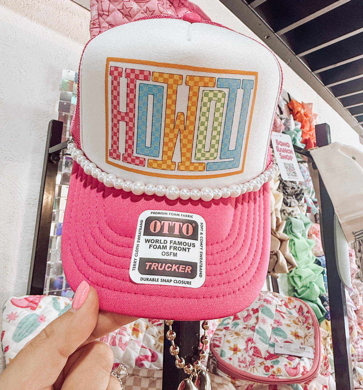 Colorful Howdy Trucker