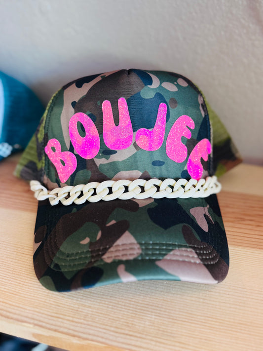 Boujee Camo Trucker