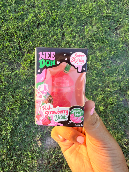 Pink Drink Squish (W/Clear Cup)