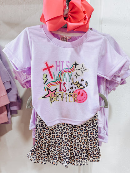 His Way Is Better Tee - Lilac (Baby/ Toddler/ Youth)