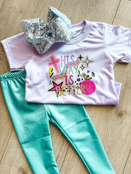 His Way Is Better Tee - Lilac (Baby/ Toddler/ Youth)