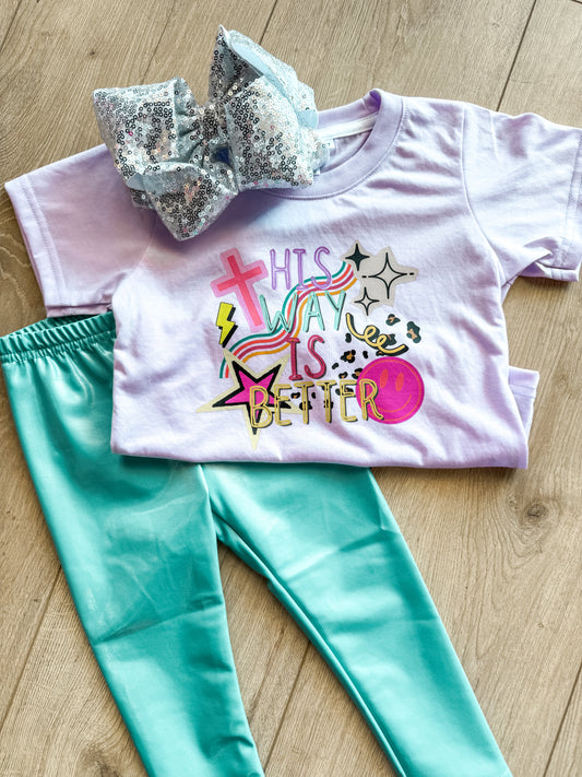 His Way Is Better Tee - Lilac (Baby/ Toddler/ Youth)