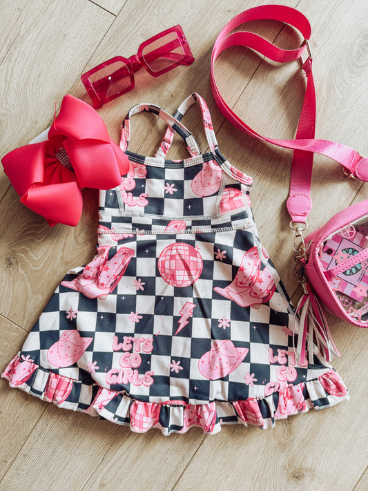 Howdy Checker Athletic Dress