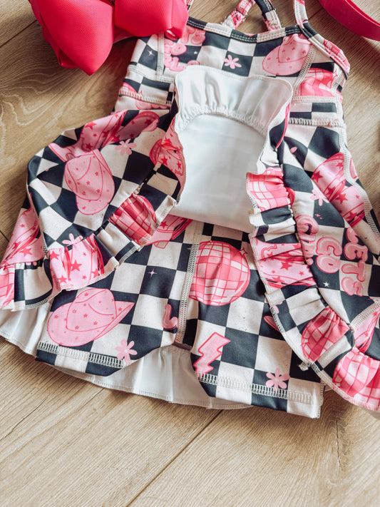 Howdy Checker Athletic Dress