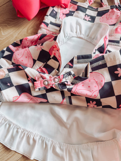 Howdy Checker Athletic Dress