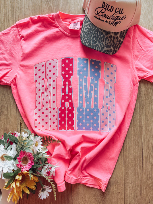 Mama Polka Dot Tee