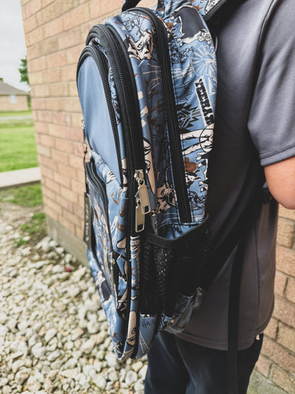 Dandy Denim Western Backpack