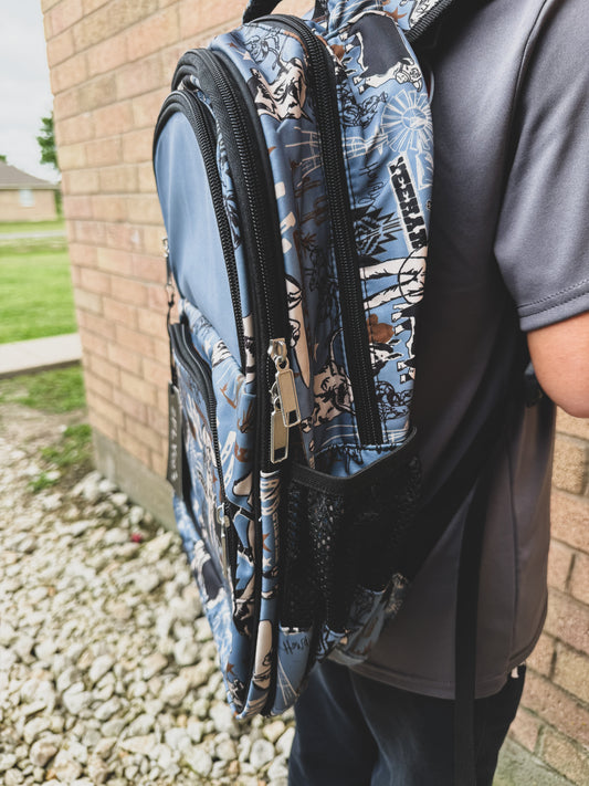 Dandy Denim Western Backpack