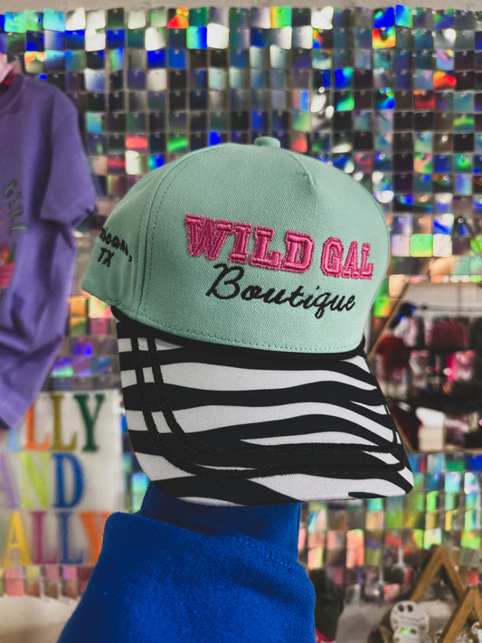 WGB Zebra Embroidered Hat