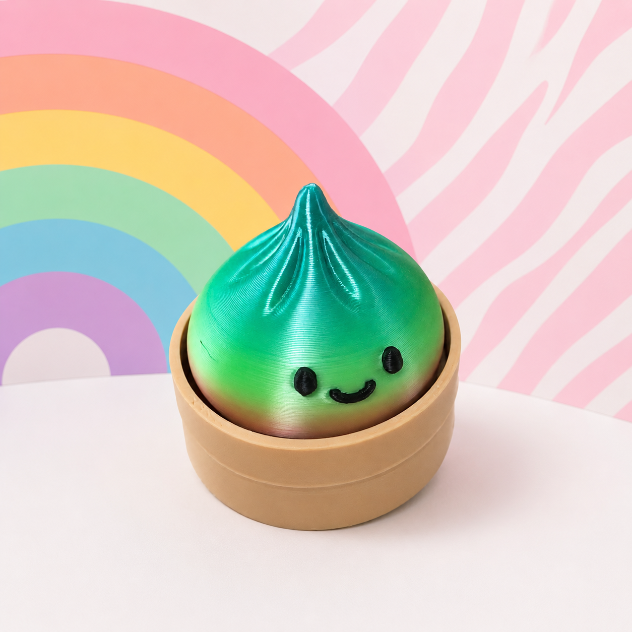 Dumpling Clicker Keychain