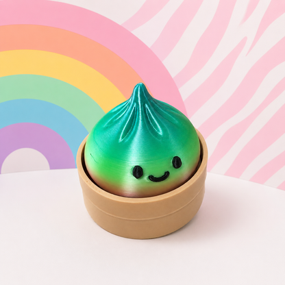 Dumpling Clicker Keychain