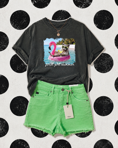 Limeade Denim Shorts (Women’s)