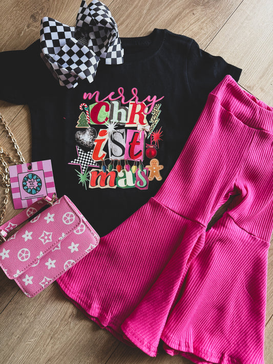 Vintage Lights Christmas Tee