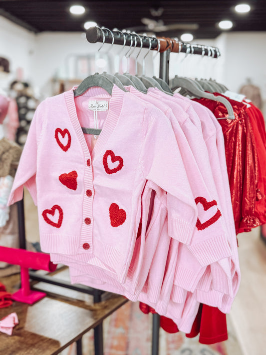 Be Mine Heart Cardigan