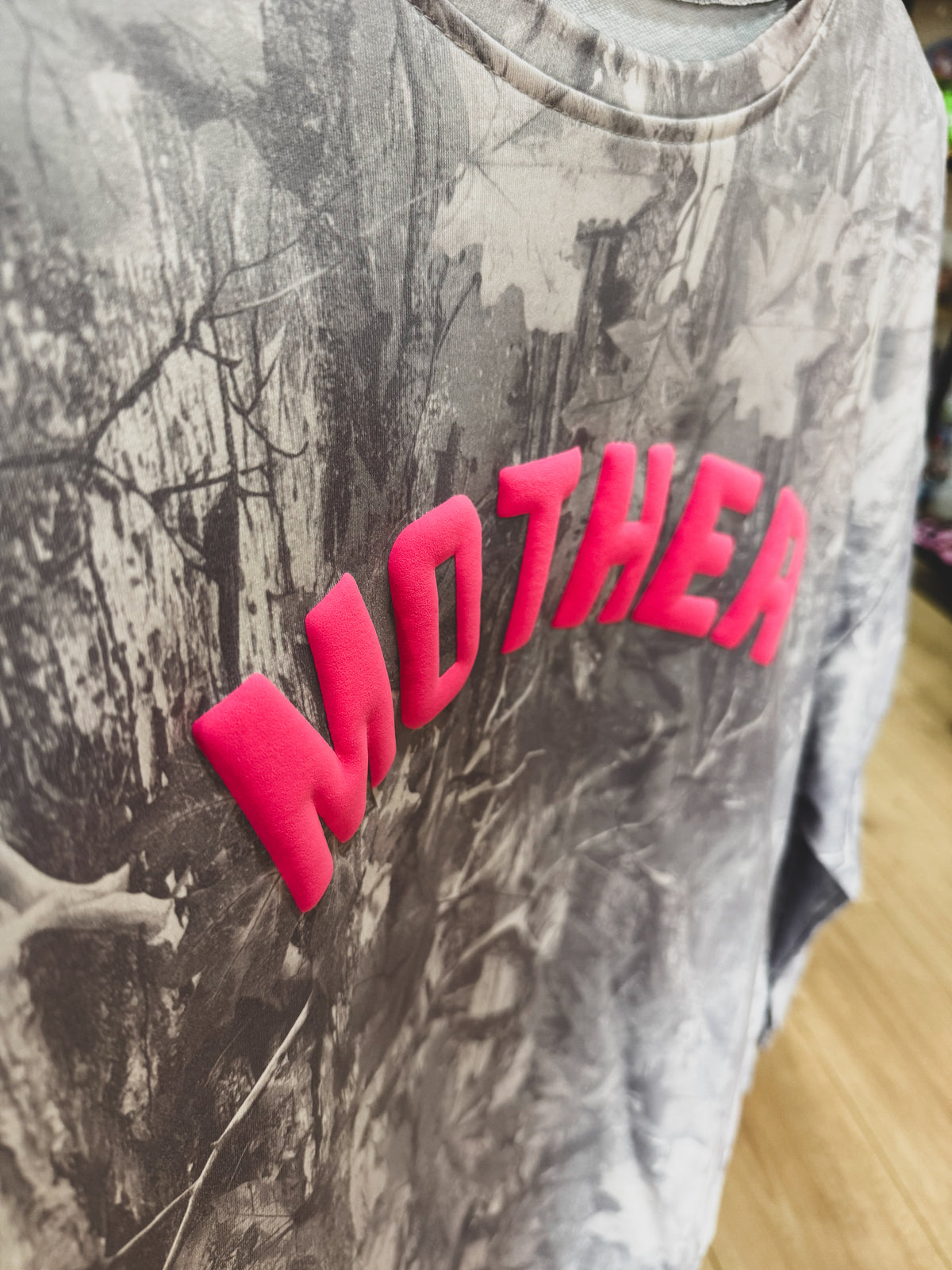 Camo Mother Crew Long-sleeve
