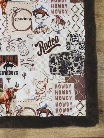 Ranch Hand Blanket (32”x32”)