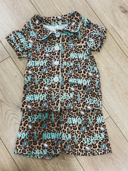 Howdy Leopard Pajamas