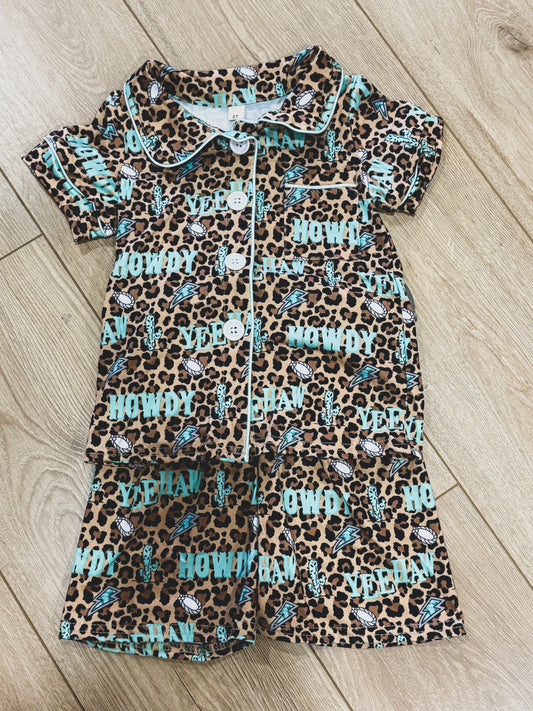 Howdy Leopard Pajamas