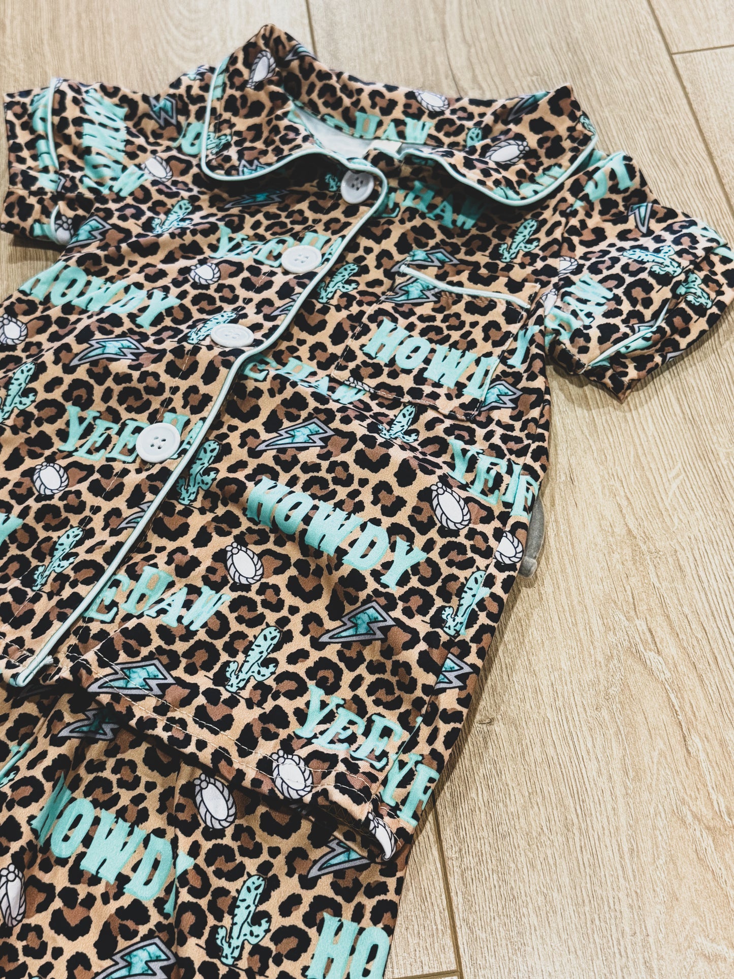 Howdy Leopard Pajamas