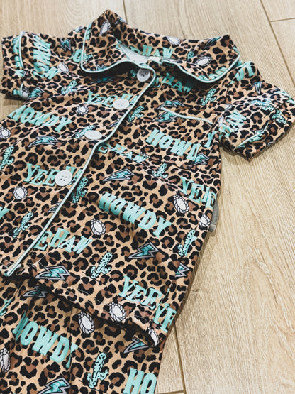 Howdy Leopard Pajamas