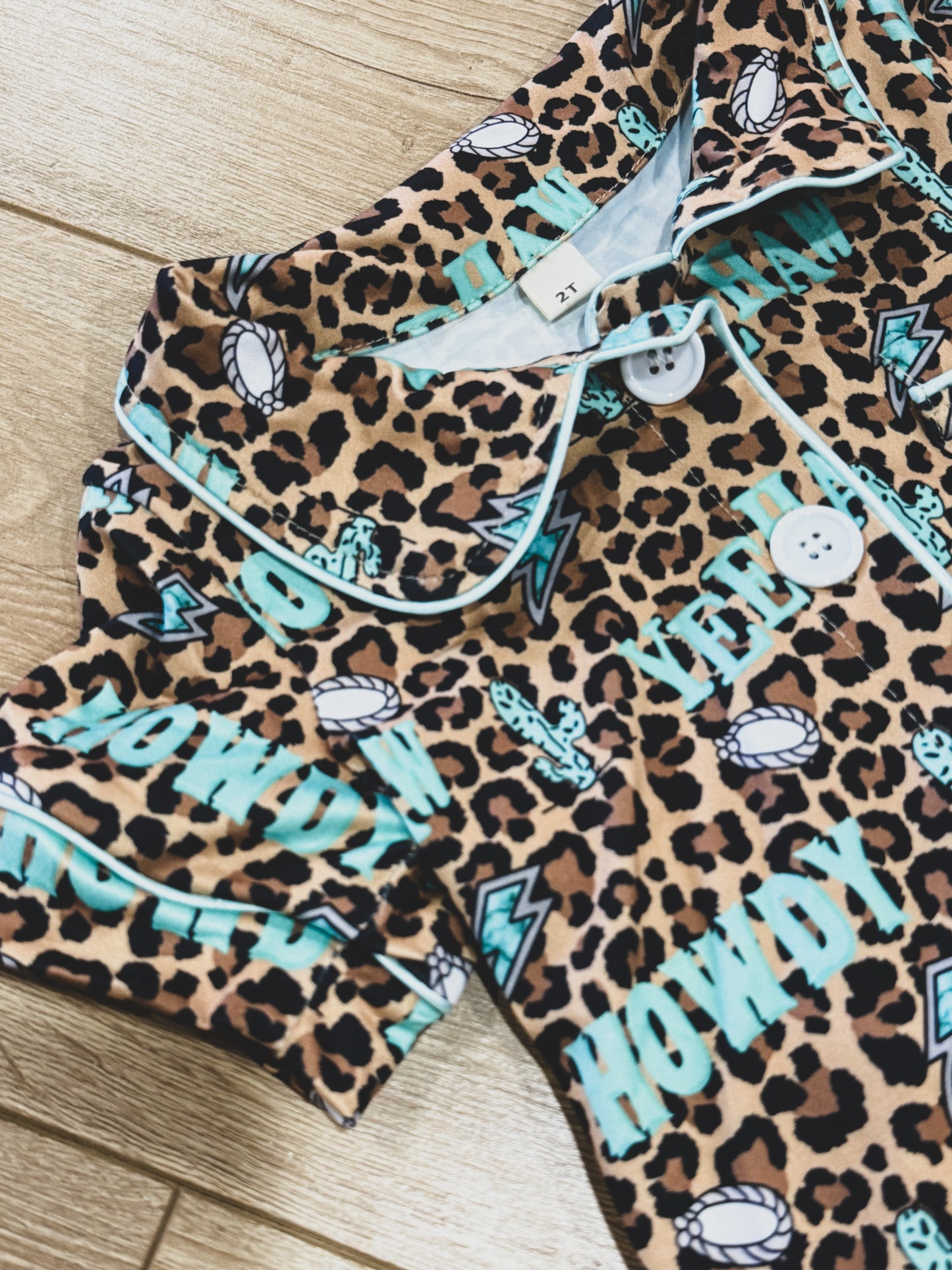 Howdy Leopard Pajamas