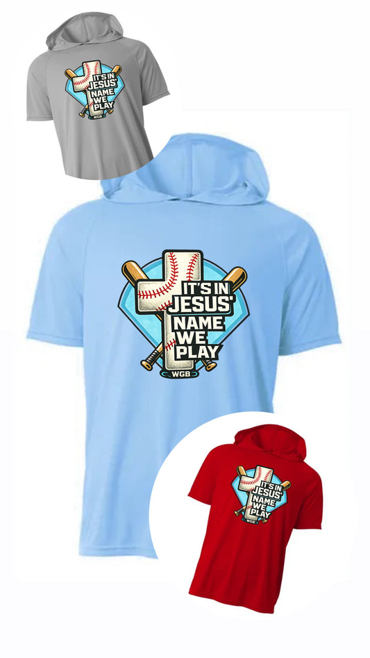 Jesus & Baseball Hooded Tee
