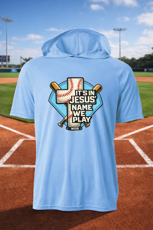 Jesus & Baseball Hooded Tee