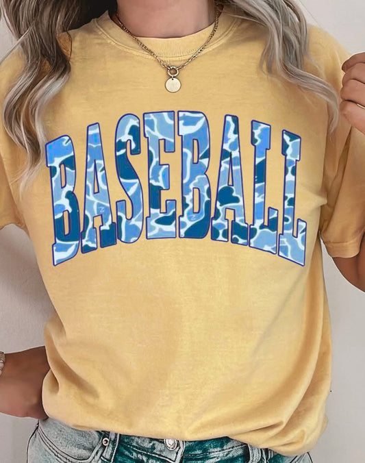 Camo Baseball Tee