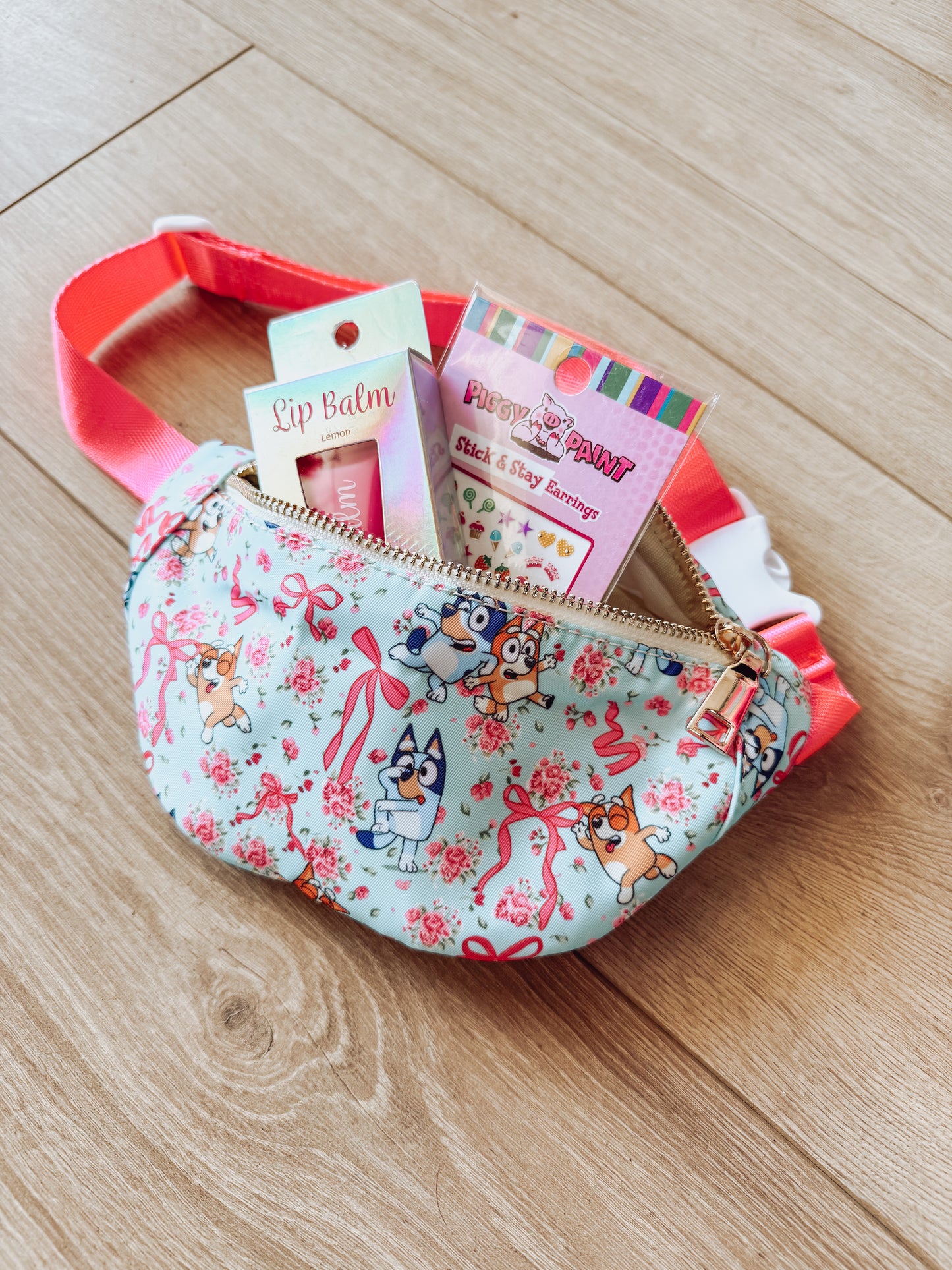 Floral Pups Bum Bag