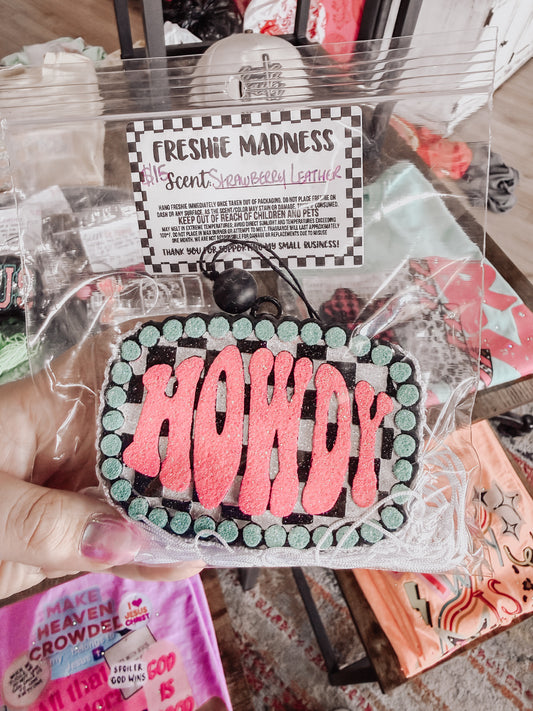 Howdy Freshie - Strawberry Leather