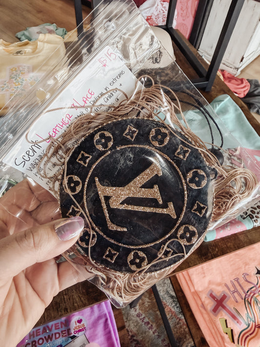 Boujee Girl Freshie - Leather & Lace