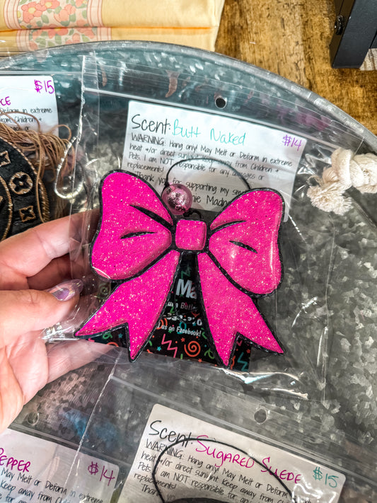 Pink Bow Freshie - Butt Naked