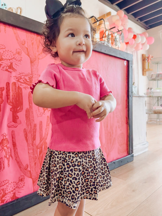 Run Wild Cheetah Skort