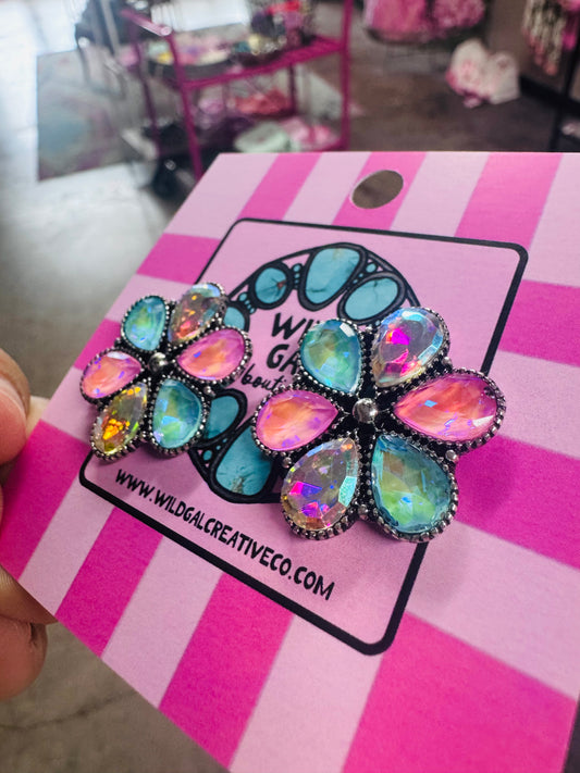 Candy Flower Studs